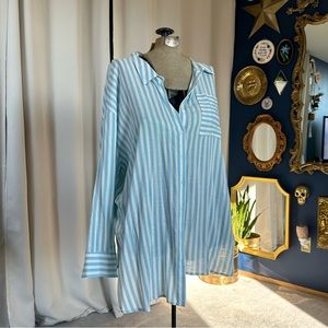 Torrid casual beach blouse - size 5X